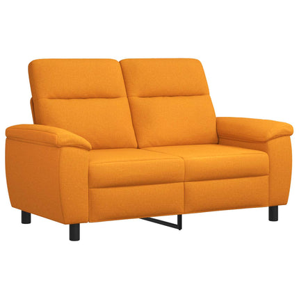Sofa Sæt 2 pcs Mørk Gul Stof