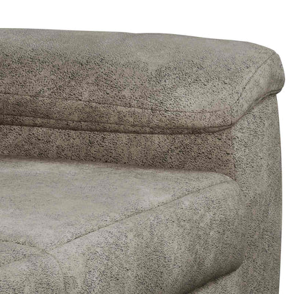 Sofa Sæt 2 pcs Lysegrå Faux Suede Læder