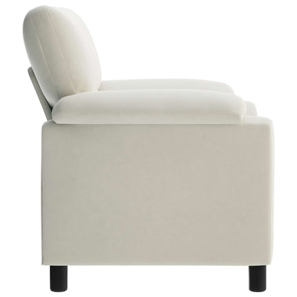 Sofa Cremefarvet 94 x 85 x 93 cm Fløjl
