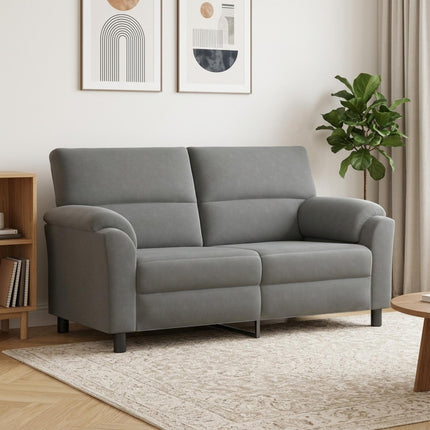 Sofa Mørkegrå 174 x 85 x 93 cm Fløjl