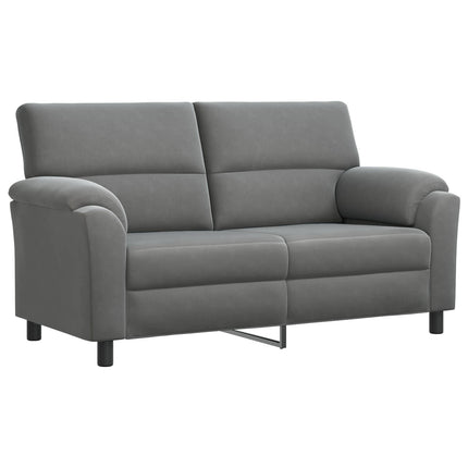 Sofa Mørkegrå 174 x 85 x 93 cm Fløjl