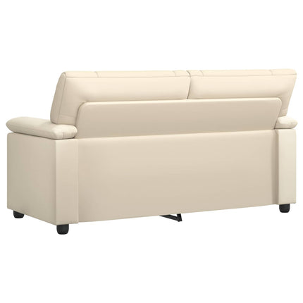 Sofa Cremefarvet 171 x 85 x 93 cm Kunstlæder