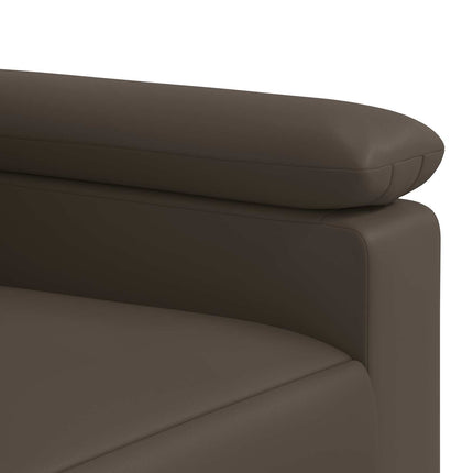 Sofa Grå 191 x 85 x 93 cm Kunstlæder