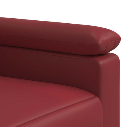 Sofa Vinrød 191 x 85 x 93 cm Kunstlæder