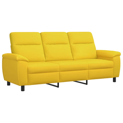 Sofa Lys Gul 214 x 90 x 95 cm Stof