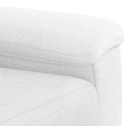 Sofa Hvid 214 x 90 x 95 cm Stof