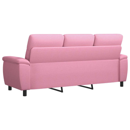 Sofa Lyserød 214 x 90 x 95 cm Stof