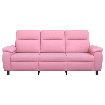 Sofa Lyserød 214 x 90 x 95 cm Stof