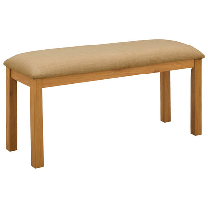 Spisestuesæt 4 stk. Beige Massivt Eg Træ
