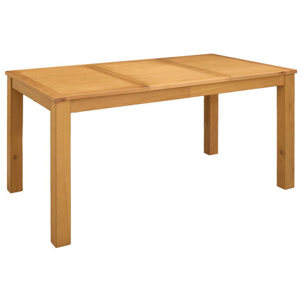 Spisestuesæt 7 stk. Sort Massivt Eg Træ