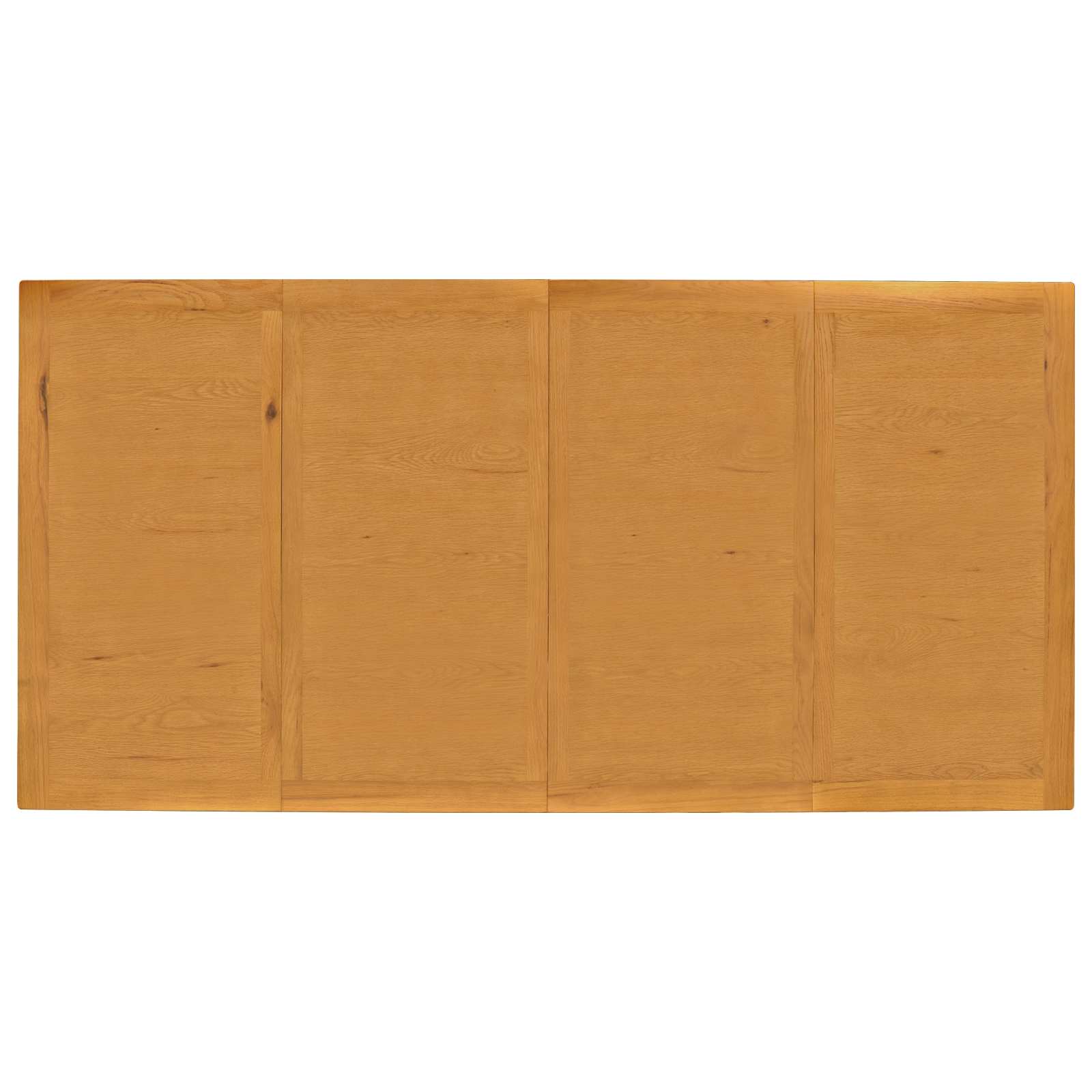 Spisebord 200 x 100 x 75 cm Massivt Eg Træ Naturfarvet