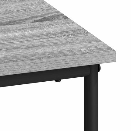 Skrivebord med opbevaring Grå Sonoma 100 x 50 x 75 cm