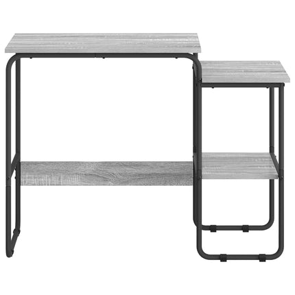 Skrivebord med opbevaring Grå Sonoma 100 x 50 x 75 cm
