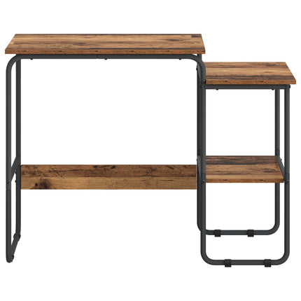 Skrivebord med opbevaring Egetræ 100 x 50 x 75 cm