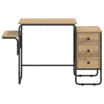 Skrivebord med opbevaring Artisan-eg 120 x 50 x 75 cm