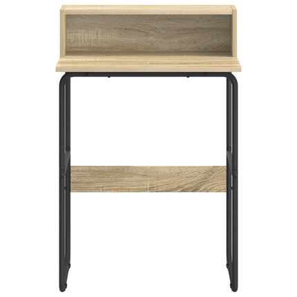 Skrivebord med opbevaring Sonoma-eg 60 x 50 x 91 cm