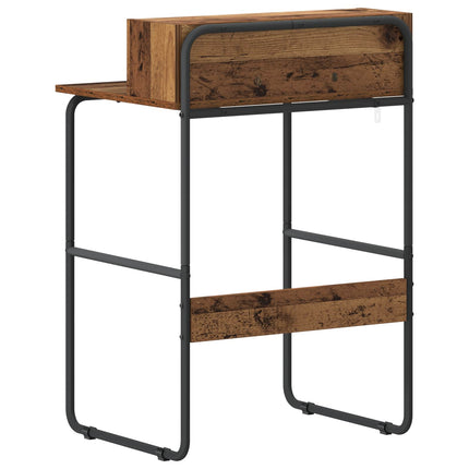 Skrivebord med opbevaring Egetræ 60 x 50 x 91 cm