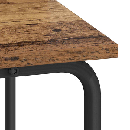 Skrivebord med opbevaring Egetræ 80 x 50 x 91 cm