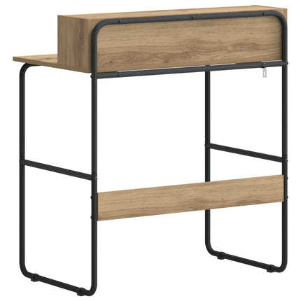 Skrivebord med opbevaring Artisan-eg 80 x 50 x 91 cm