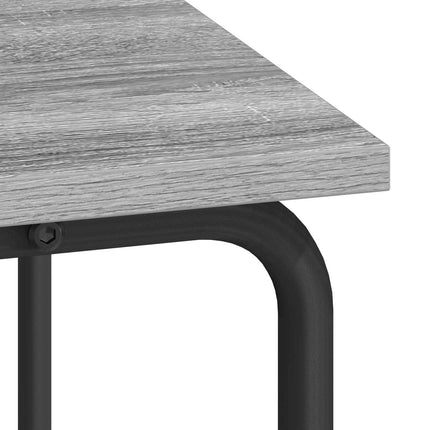 Skrivebord med opbevaring Grå Sonoma 100 x 50 x 91 cm