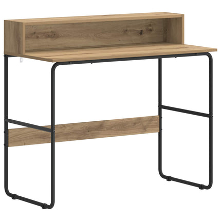 Skrivebord med opbevaring Artisan-eg 100 x 50 x 91 cm