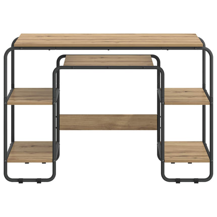 Skrivebord med opbevaring Artisan-eg 113,5 x 52 x 75,5 cm