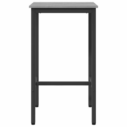 Barbord 52 x 52 x 90 cm Konstrueret træ Grå Sonoma Rektangulær