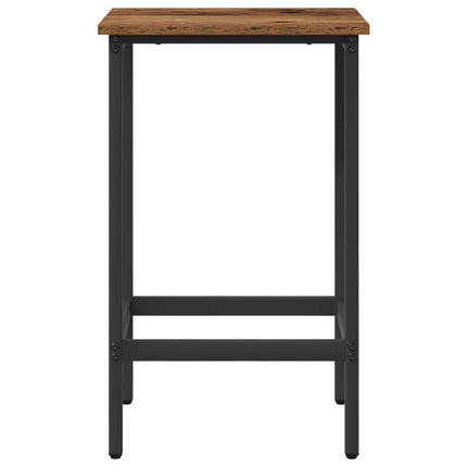 Barbænk 2 stk. Gammelt træ 40 x 32 x 64 cm Konstrueret træ