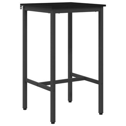 Barbord 52 x 52 x 110 cm Konstrueret træ Sort eg Rektangulær