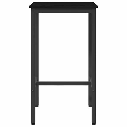 Barbord 52 x 52 x 110 cm Konstrueret træ Sort eg Rektangulær