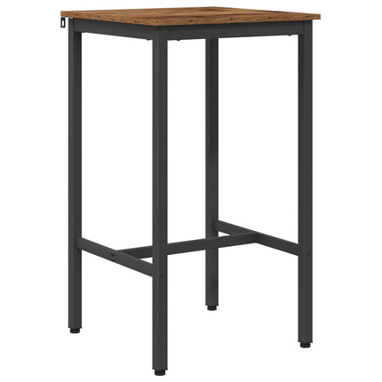 Barbord 52 x 52 x 110 cm Konstrueret træ Gammelt træ