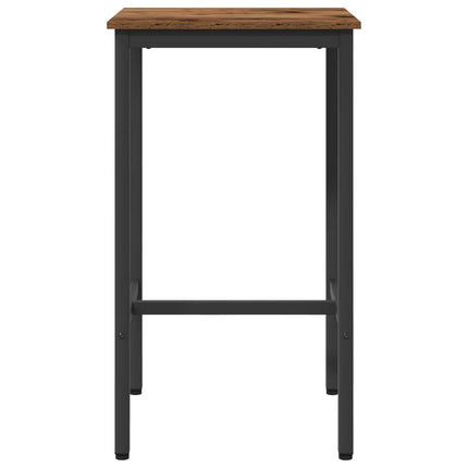 Barbord 52 x 52 x 110 cm Konstrueret træ Gammelt træ