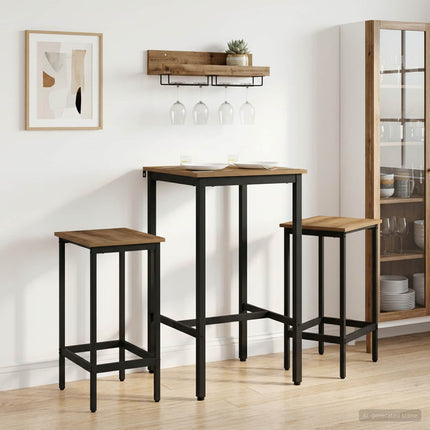Barbord 52 x 52 x 110 cm Konstrueret træ Artisan-eg Rektangulær