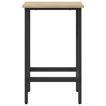 Barbænk 2 stk. Sonoma-eg 40 x 32 x 74 cm Konstrueret træ