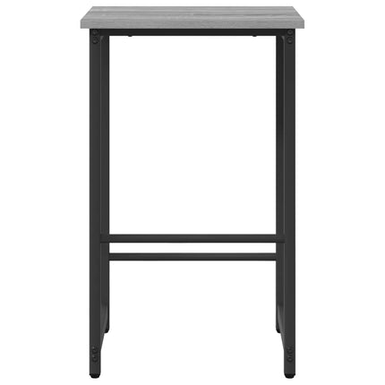 Barbænk 2 stk. Grå Sonoma 40 x 32 x 64 cm Konstrueret træ