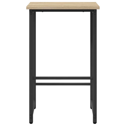Barbænk Sonoma-eg 40 x 32 x 74 cm Konstrueret træ