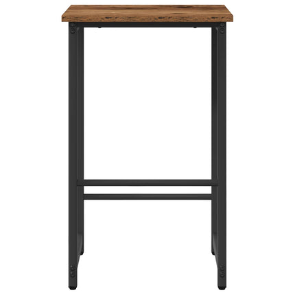 Barbænk Gammelt træ 40 x 32 x 74 cm Konstrueret træ