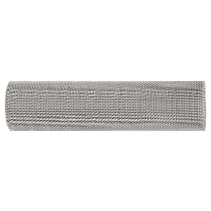 Netskærm 40 x 500 cm 8 Mesh Rustfrit stål 201 Sølv