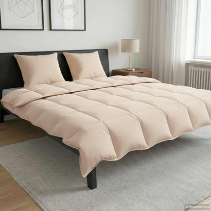 Sommer dyne Beige 200 x 240 cm 100% Naturlig Kapok