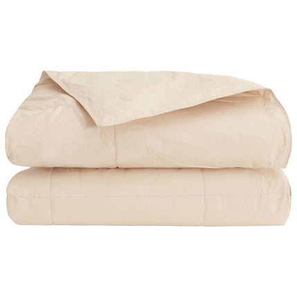 Sommer dyne Beige 200 x 220 cm 100% Naturlig Kapok