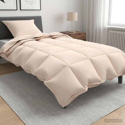 Dyne 140 x 220 cm Hele sæsoner Kapok Fiber Beige