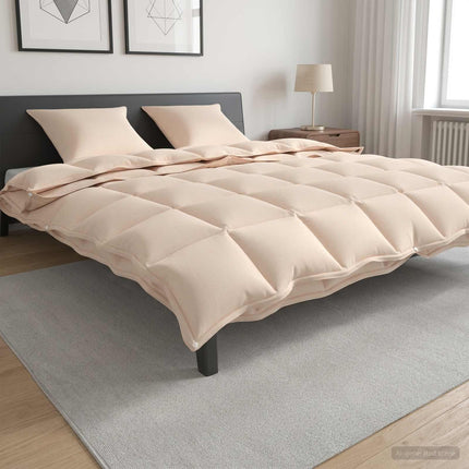 Dyne 200 x 220 cm Hele sæsoner Kapok Fiber Beige
