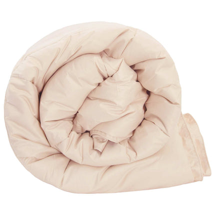 Dyne 200 x 200 cm Hele sæsoner Kapok Fiber Beige