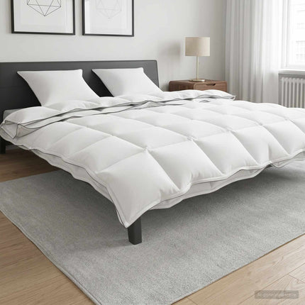 Dyne 240 x 220 cm 100% Bomuld Hvid