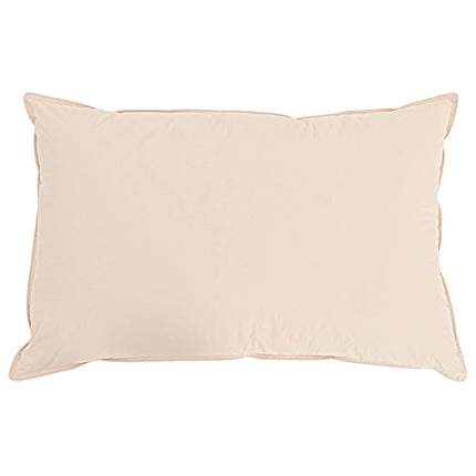Hovedpude 40 x 60 cm Hele sæsoner Kapok Fiber Beige