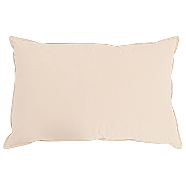 Hovedpude 50 x 75 cm Hele sæsoner Kapok Fiber Beige