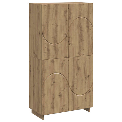 Highboard Artisan-eg 79 x 41 x 151 cm Konstrueret træ