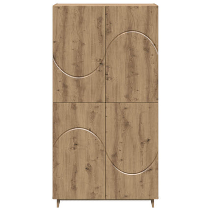 Highboard Artisan-eg 79 x 41 x 151 cm Konstrueret træ