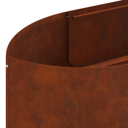 Hævet Havebed Cortenstål 220 x 40 x 40 cm Stål