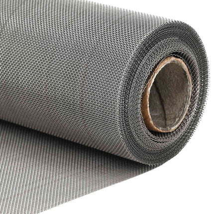 Netskærm 20 x 500 cm 30 Mesh Rustfrit stål 201 Sølv